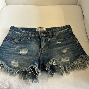Free People Jean Shorts